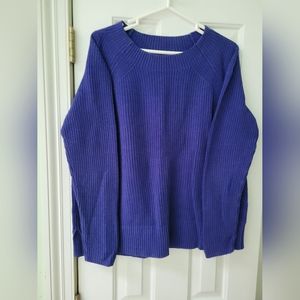 LANDS END crewneck pullover cottonblend